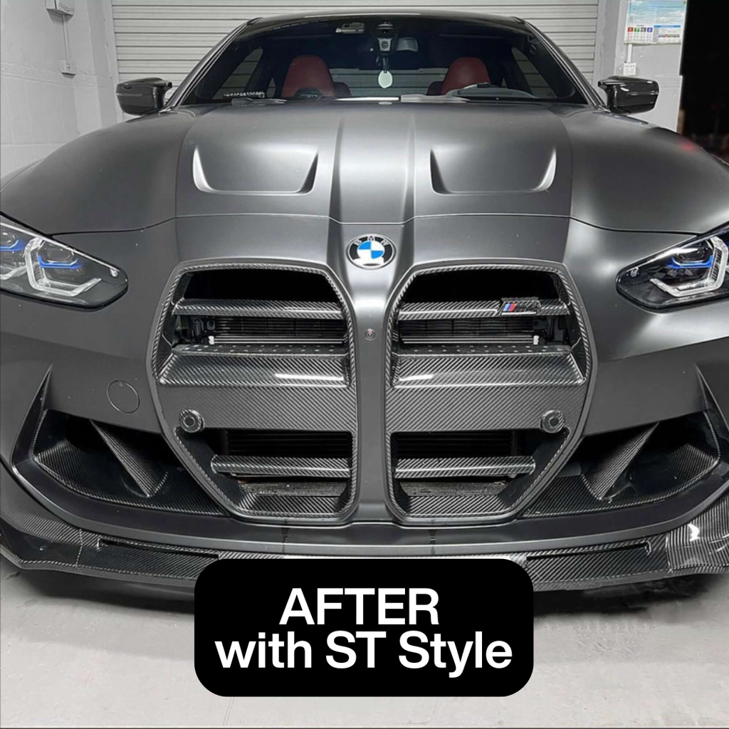 Carbon Grill Kidneys in Carbon Fiber for BMW M3 G80 G81/M4 G82 G83 by RSI c6