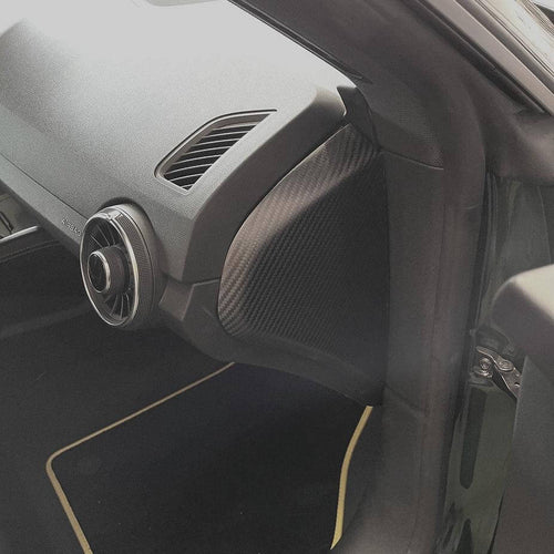 Dash Side Cover in Carbon Fiber - Audi TT / TTS / TT RS 8S Mk3 - RSI c6