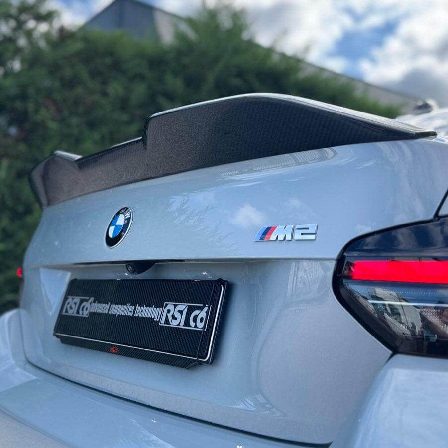 Ducktail Rear Spoiler in Carbon Fiber - BMW G87 M2 - RSI c6