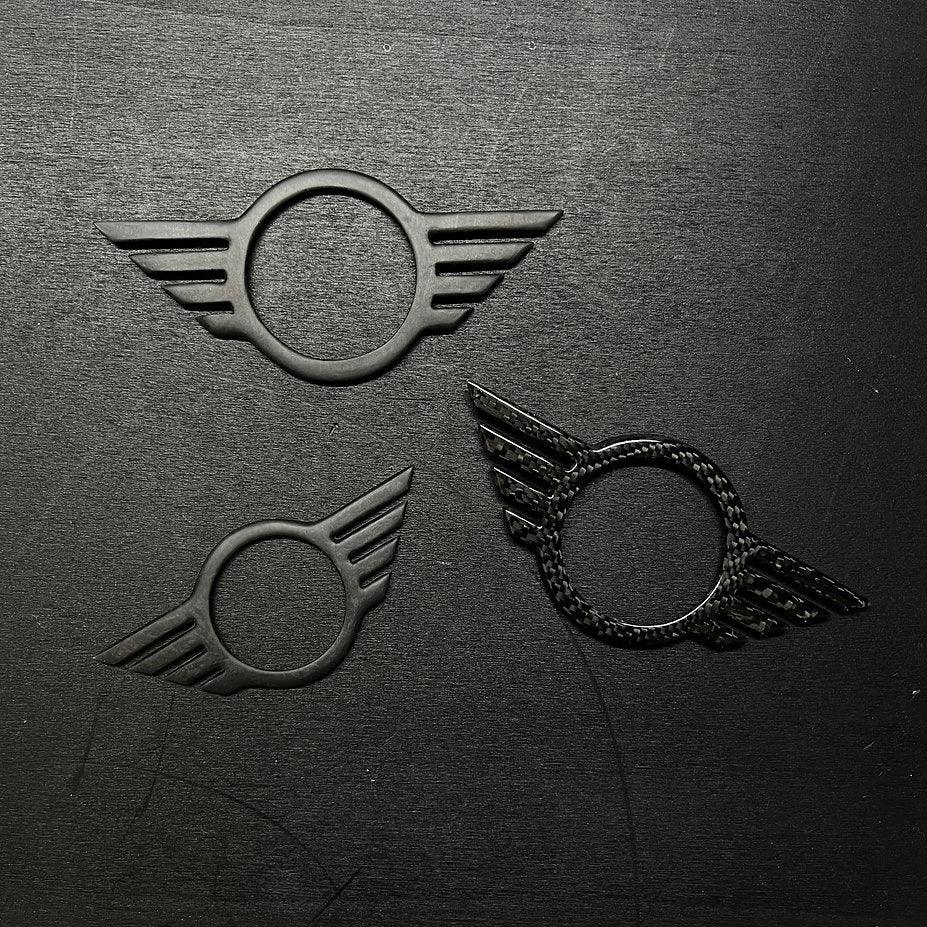 Cover Emblem Logo Badge MINI in Carbon Fiber - MINI R Series & F Series - RSI c6