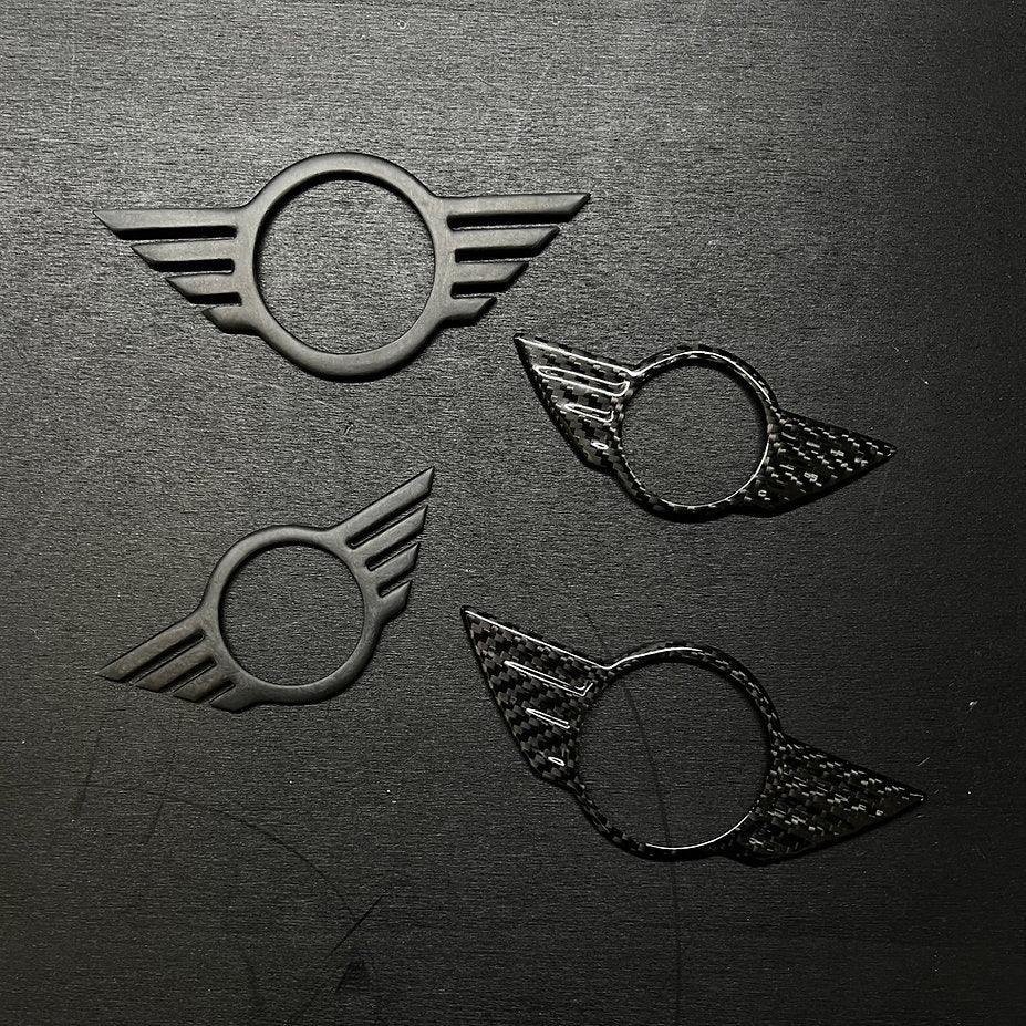 Cover Emblem Logo Badge MINI in Carbon Fiber - MINI R Series & F Series - RSI c6