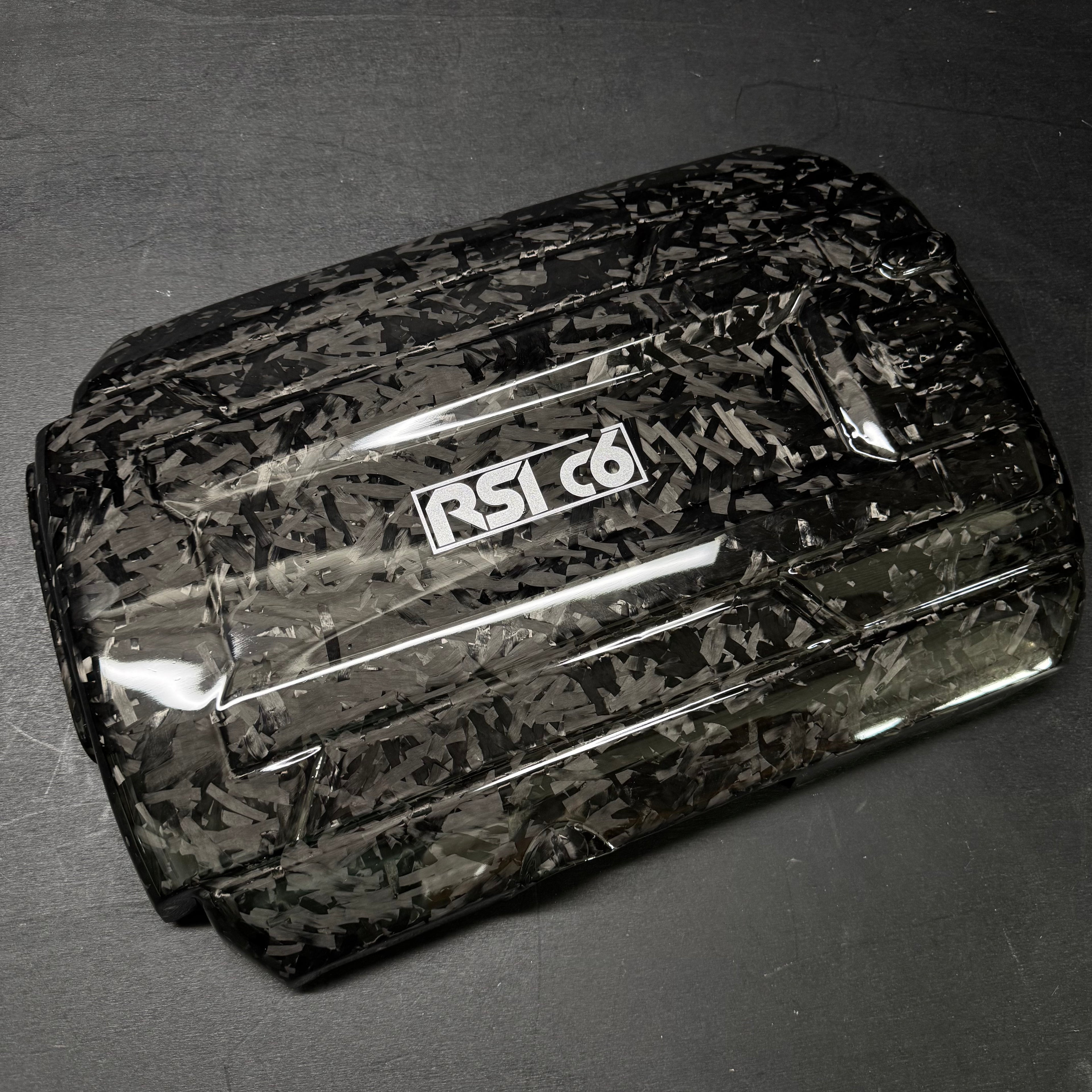 Engine cover for AUDI TT MK3 8S in forged carbon by RSI c6