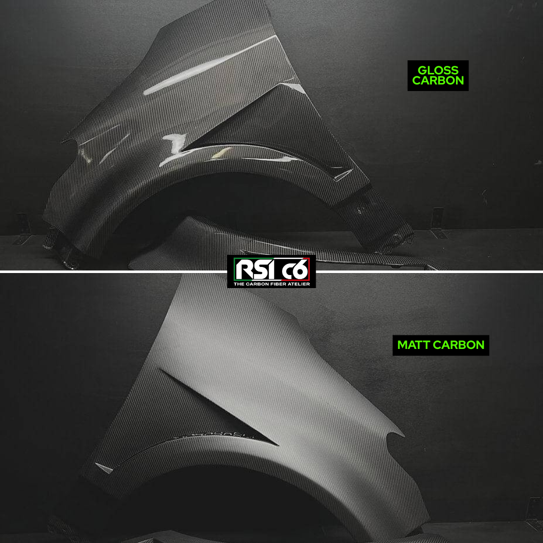Front Vented Fenders in Gloss Carbon Fiber for Toyota GR Yaris mk1 & mk 2 by RSI c6