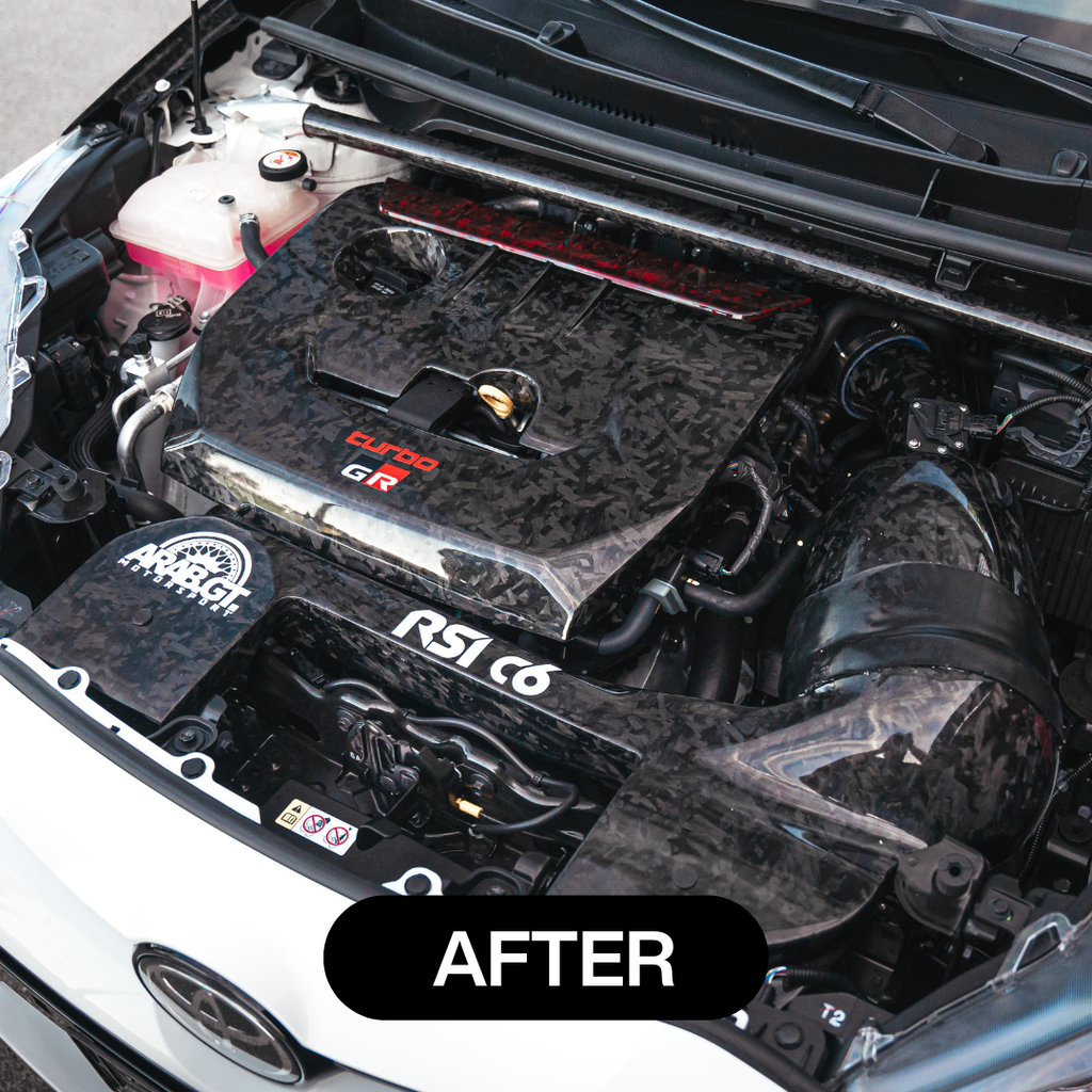 Engine Cover in Forged Carbon Fiber for Toyota GR Yaris by RSI c6