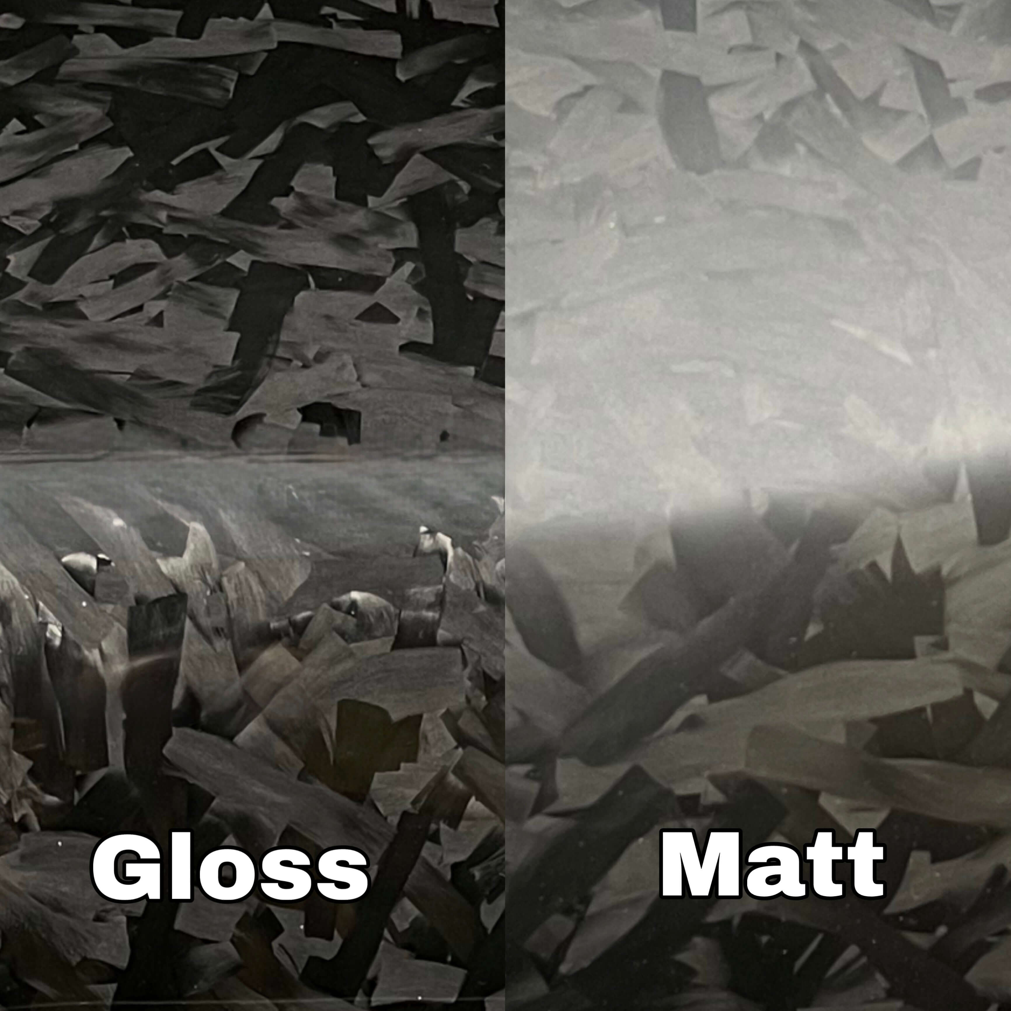 differences between gloss carbon fiber and Matt forged carbon fiber by rsi c6