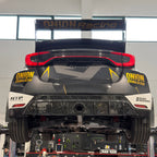 Central Single Exhaust Extractor in Forged Carbon for Toyota GR Yaris mk2 by RSI c6