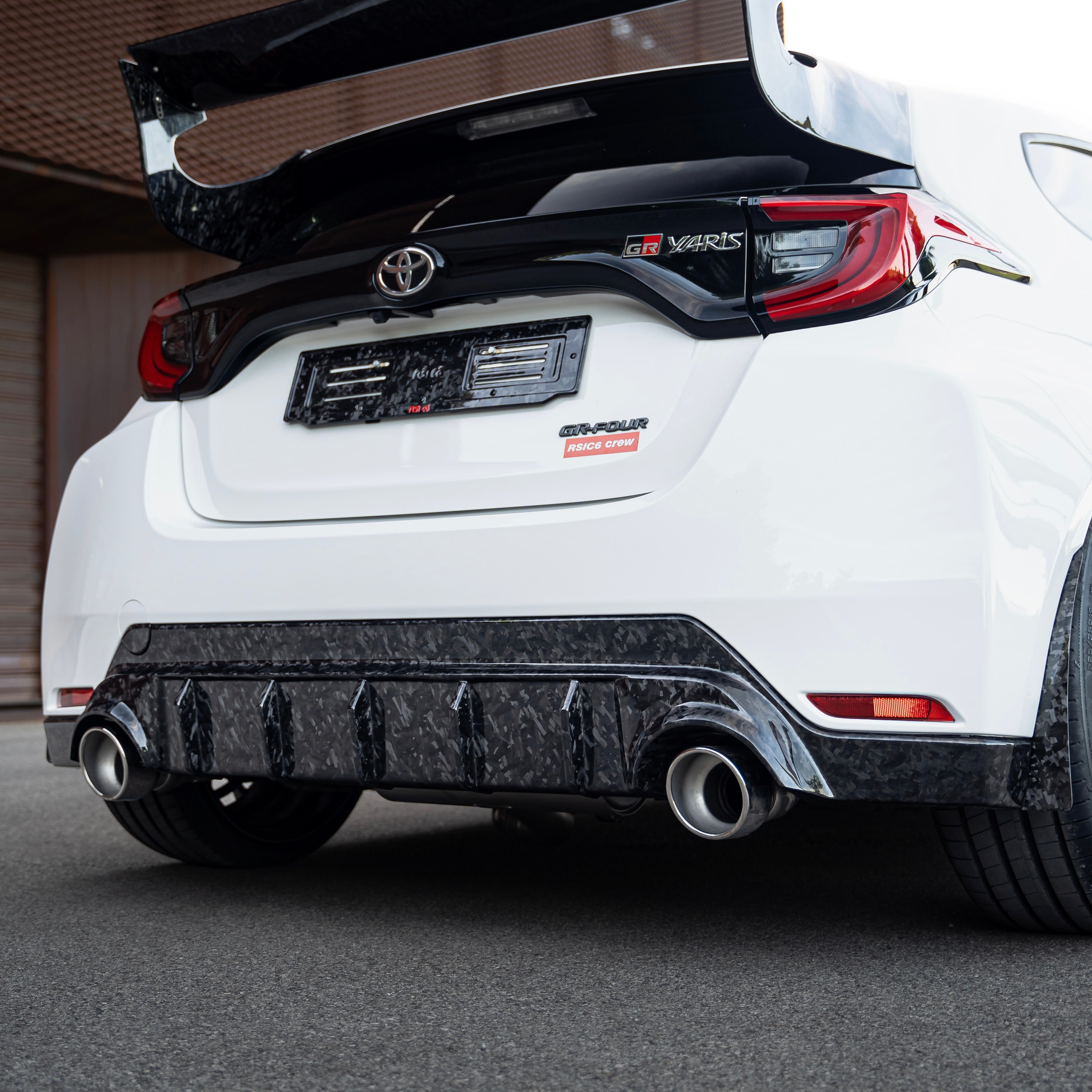 Rear Diffuser in Forged Carbon for Toyota GR Yaris mk2 by RSI c6
