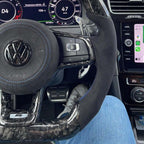 Steering Wheel Custom in Carbon Fiber or Forged Carbon - VW Golf Mk 7 / 7.5 - RSI c6