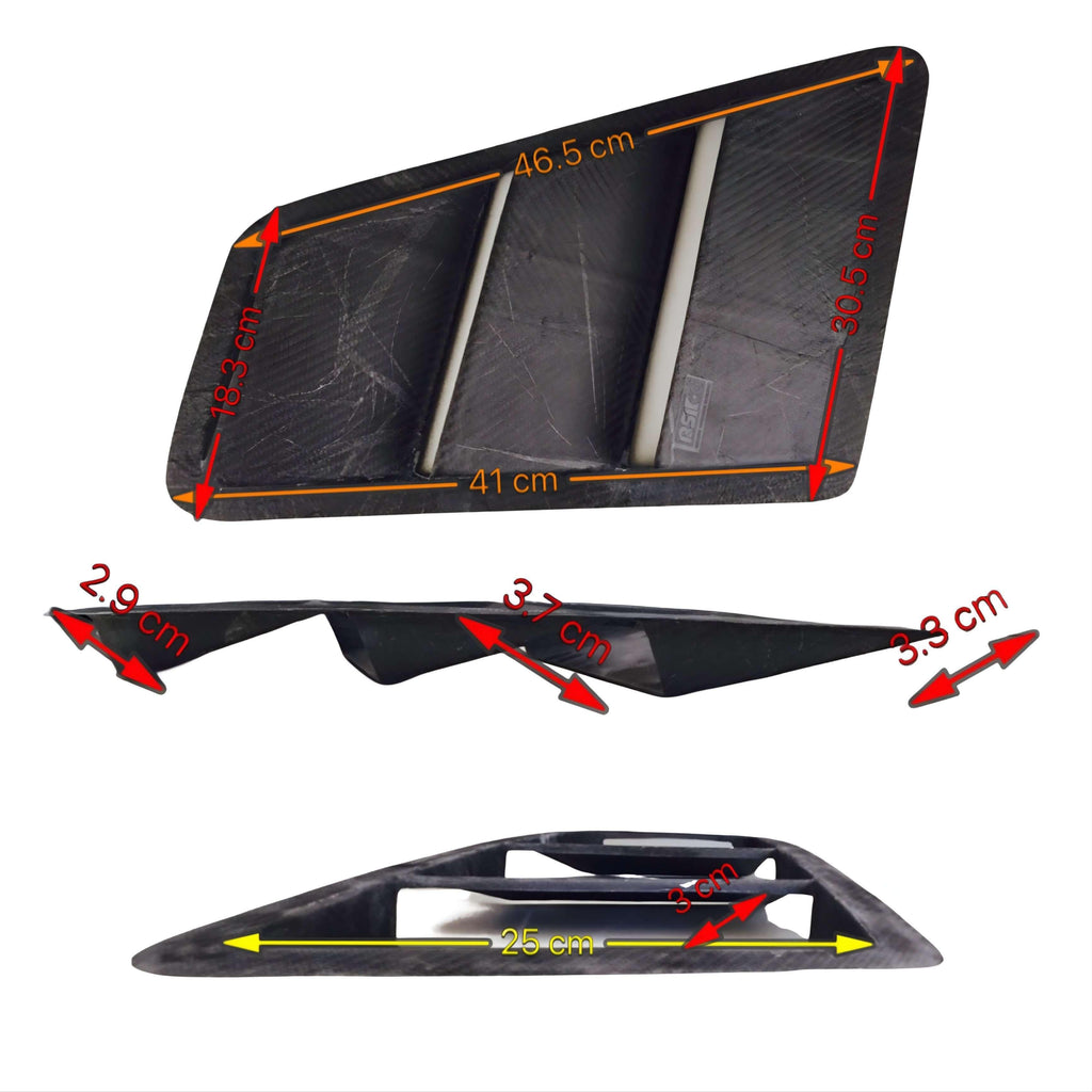 Front Bonnet Extractor in Forged Carbon Fiber - ALL MODELS OF CAR - RSI c6