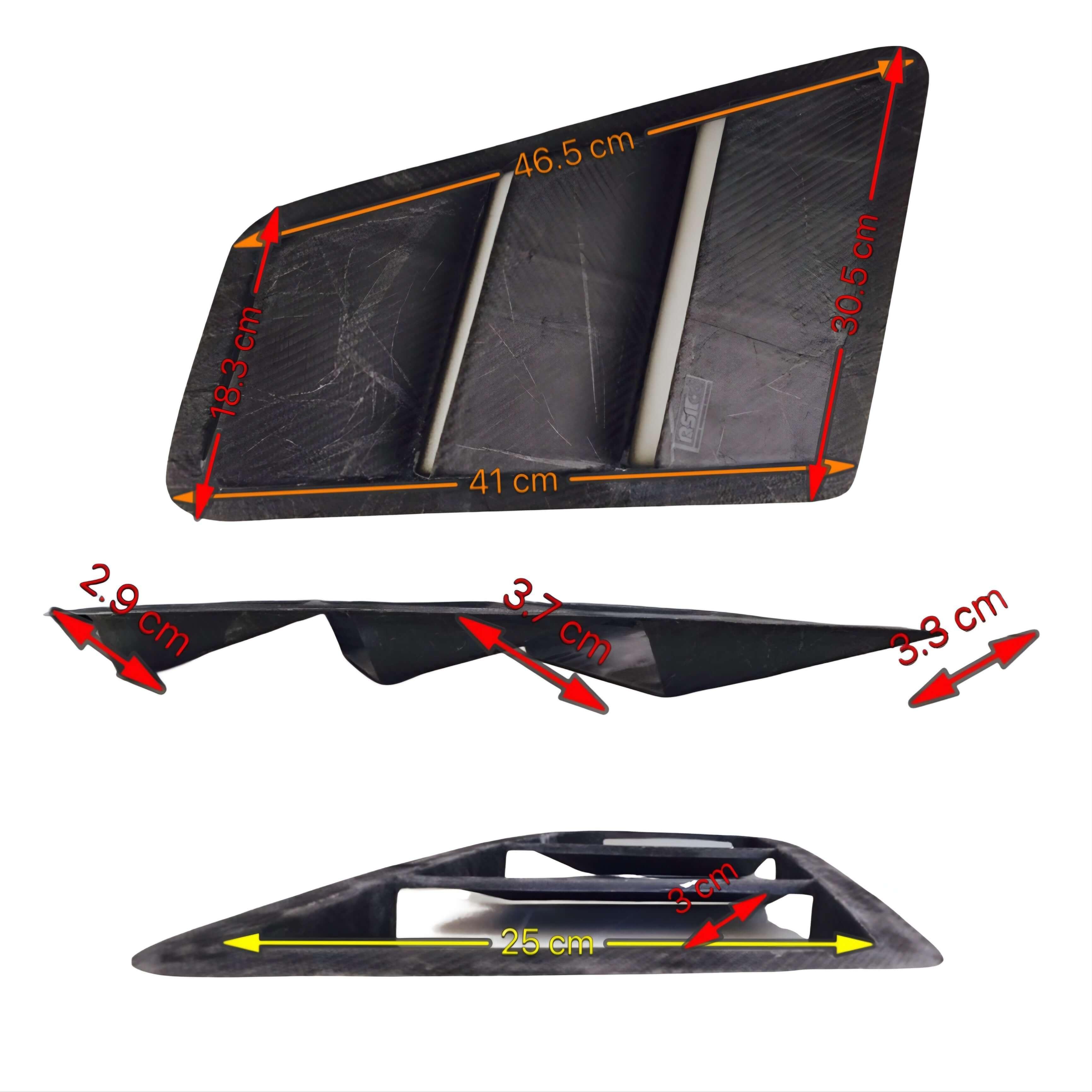 Front Bonnet Extractor in Forged Carbon Fiber - ALL MODELS OF CAR - RSI c6