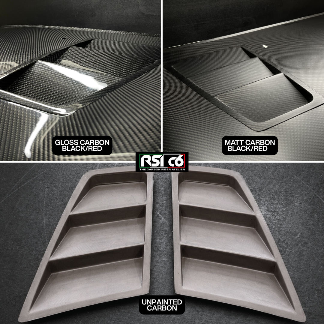 Front Bonnet Extractor in Carbon Fiber for ALL MODELS OF CAR by RSI c6