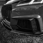 Front Bumper Fins Canards Splitter in Forged Carbon - AUDI TT RS Pre FL - RSI c6