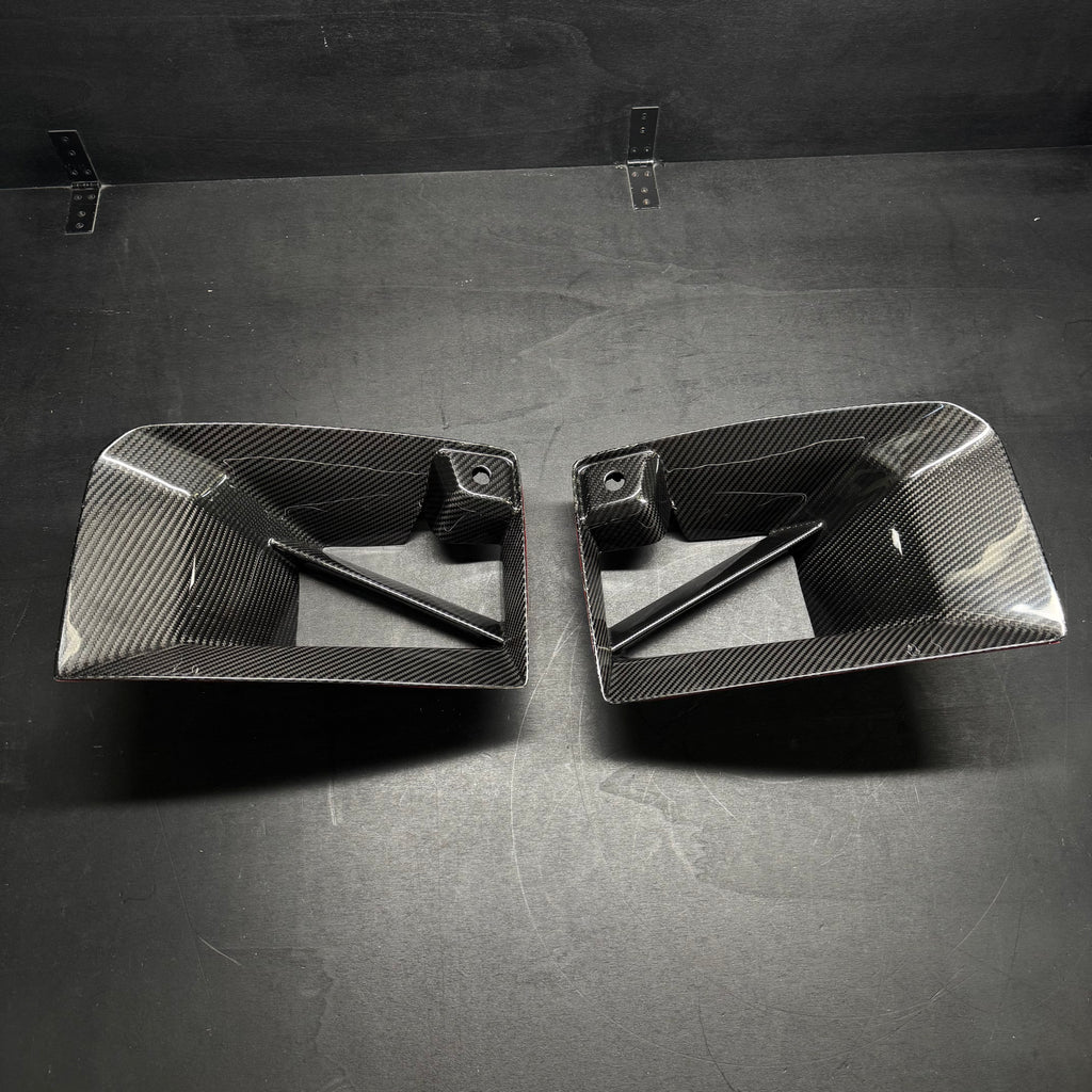 Front Ducts Insert in Carbon Fiber - BMW M2 G87 - RSI c6