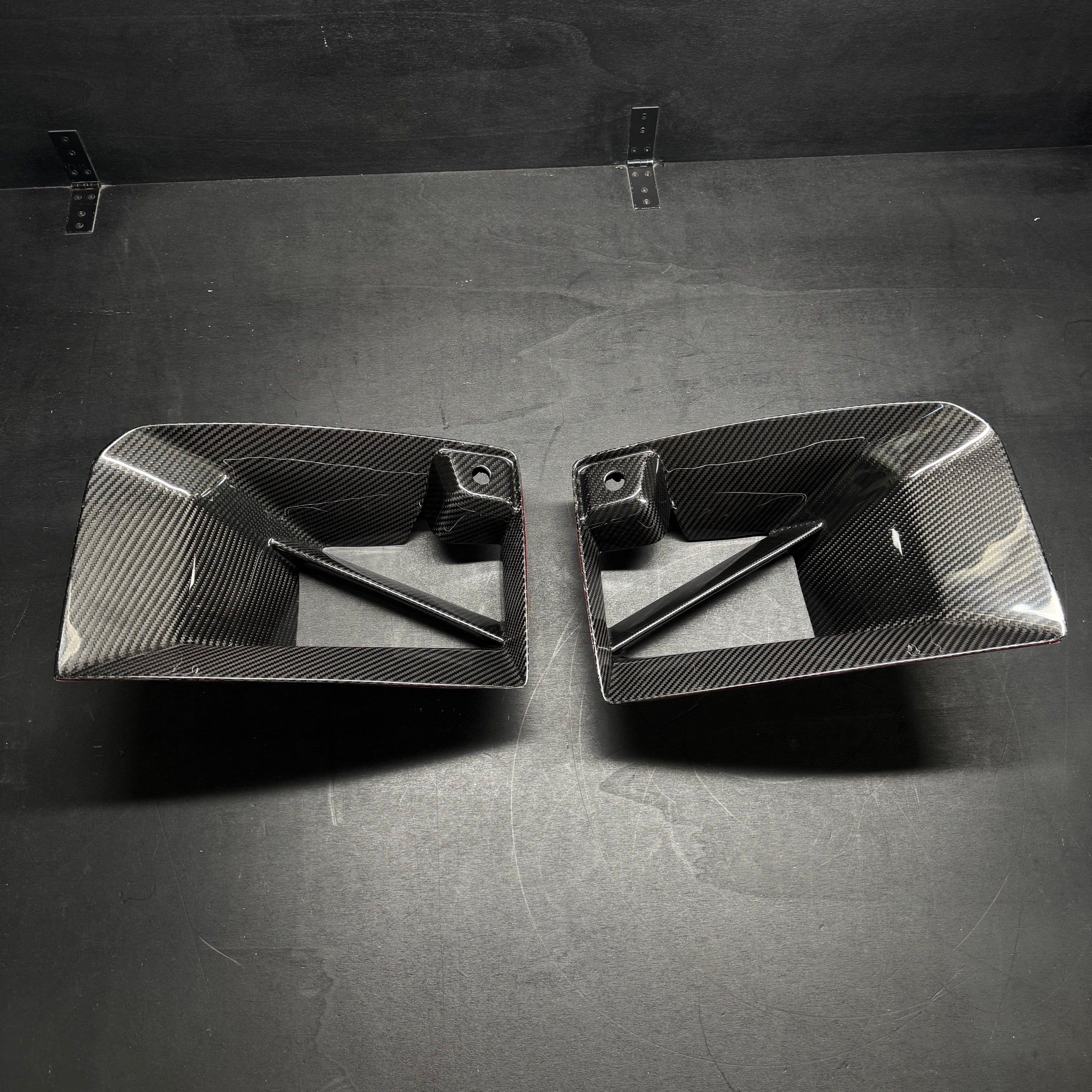 Front Ducts Insert in Carbon Fiber - BMW M2 G87 - RSI c6