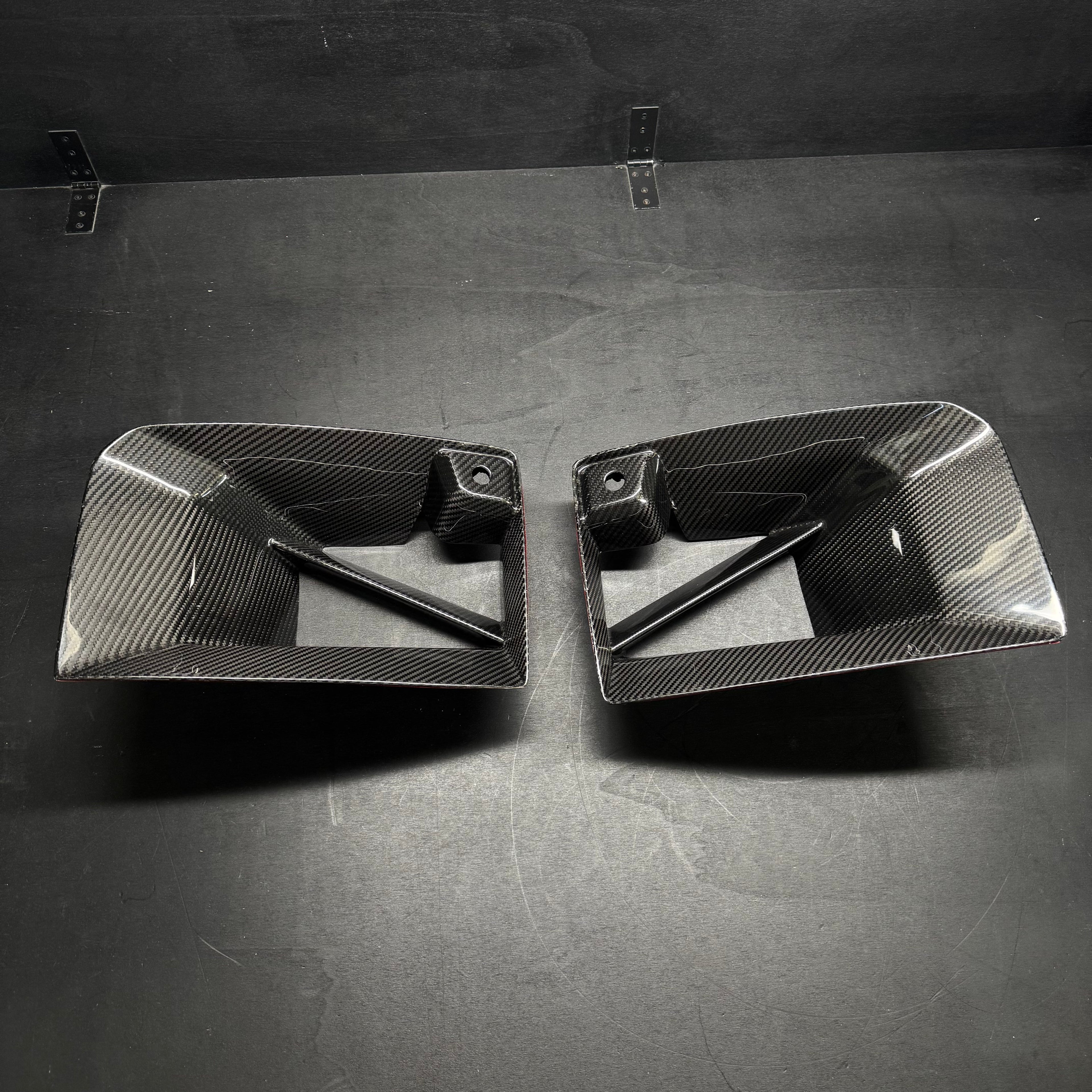 Front Ducts Insert in Carbon Fiber - BMW M2 G87 - RSI c6