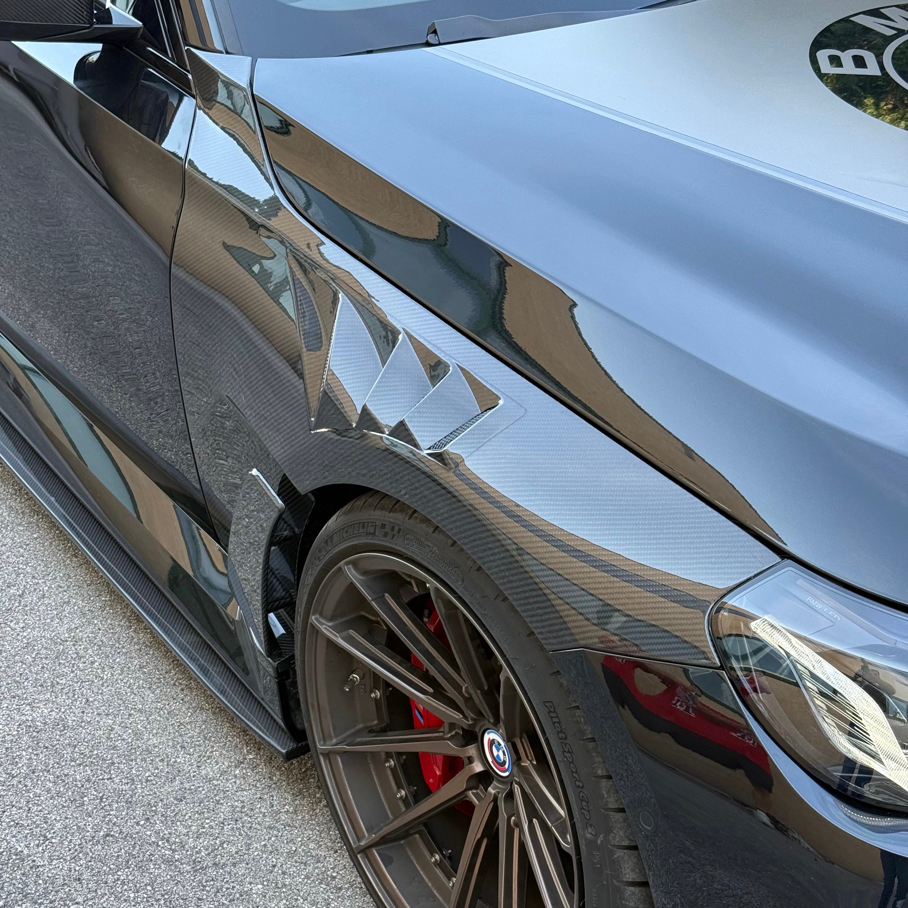 Front Vented Fenders in Carbon Fiber for BMW G87 M2 by RSI c6