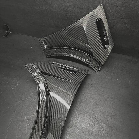 Front Vented Fenders in Carbon Fiber - MINI R50 / R52 / R53 - RSI c6