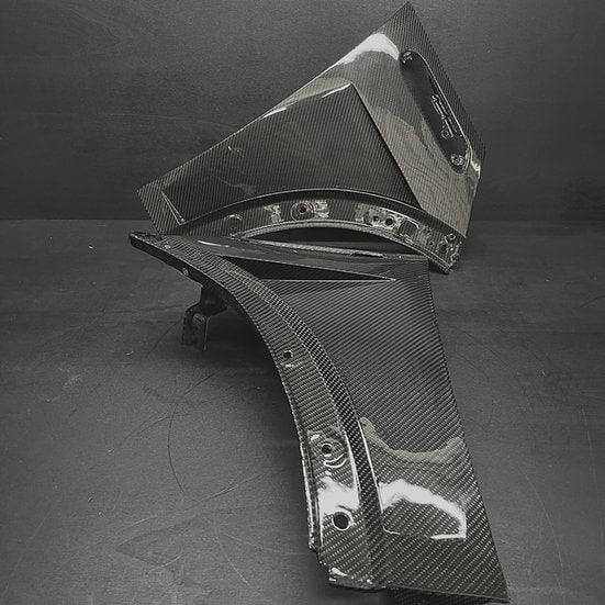 Front Vented Fenders in Carbon Fiber - MINI R50 / R52 / R53 - RSI c6
