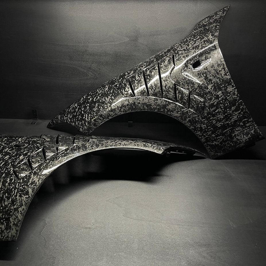 Front Vented Fenders in Forged Carbon Fiber - BMW F87 M2 & M2C - RSI c6