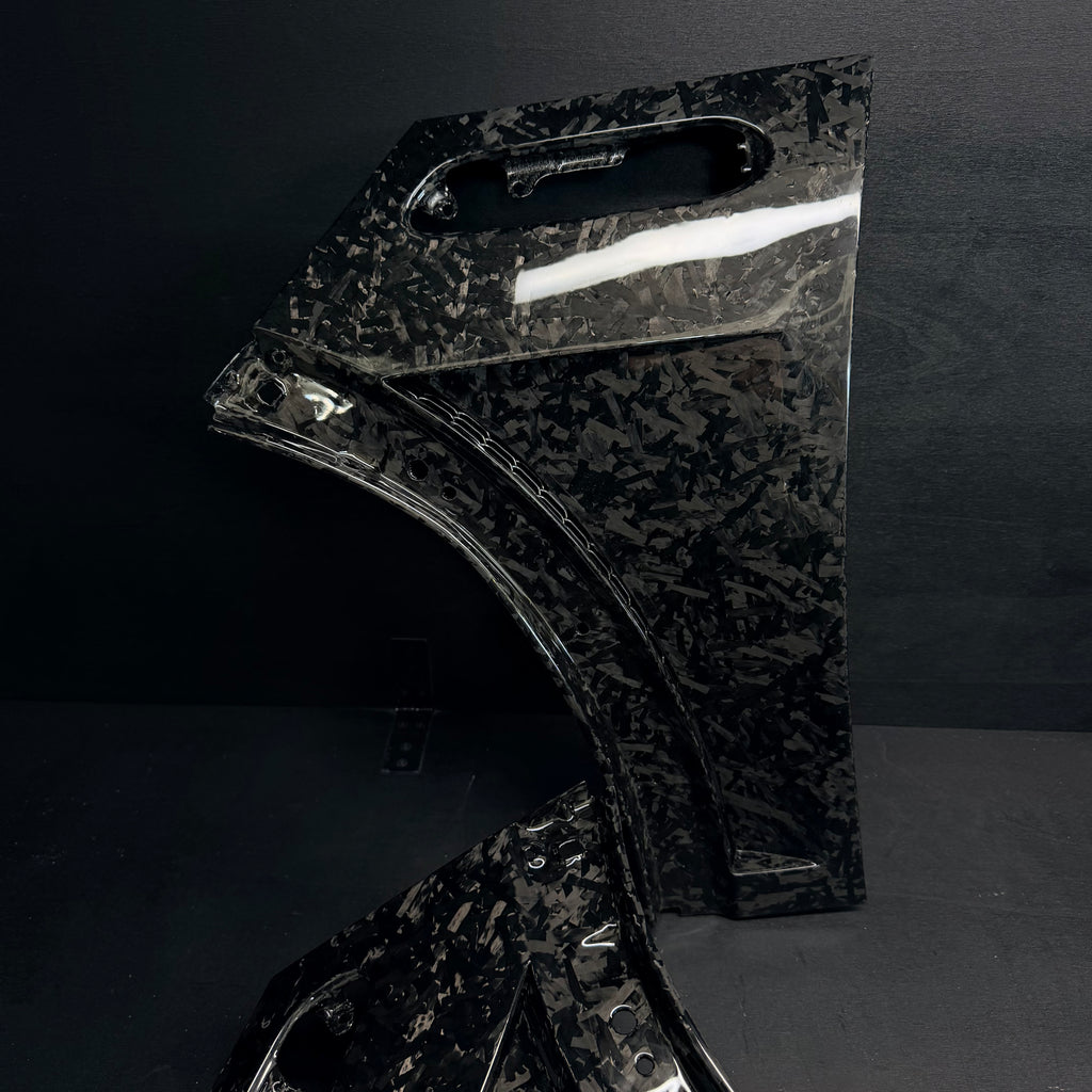 Front Vented Fenders in Forged Carbon Fiber for MINI R50 / R52 / R53 by RSI c6