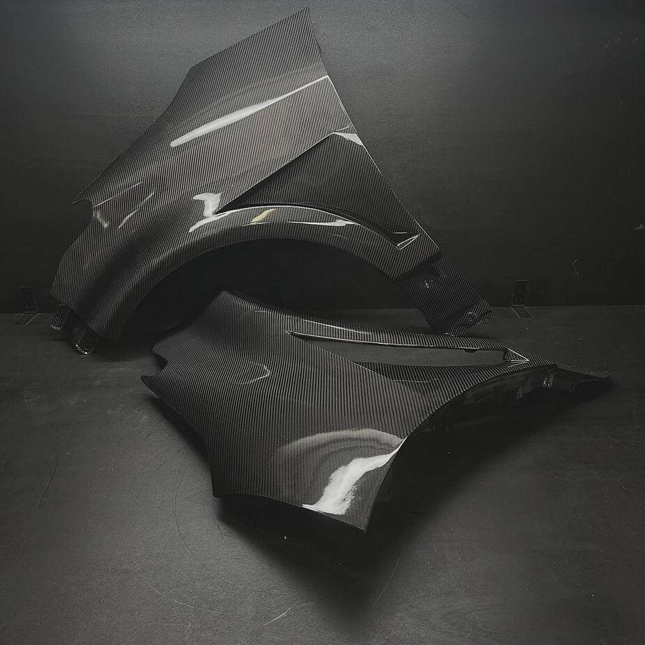 Front Vented Fenders in Gloss Carbon Fiber for Toyota GR Yaris mk1 & mk 2 by RSI c6