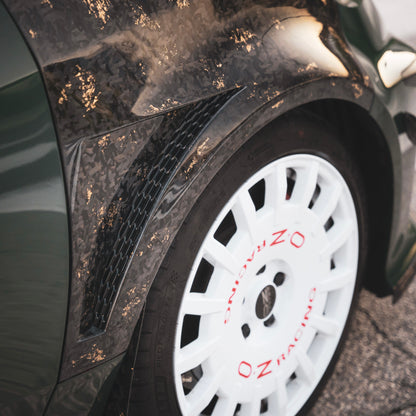Front Vented Fenders in Forged Carbon Fiber with Gold Leaf for Toyota GR Yaris mk1 & mk2 by RSI c6