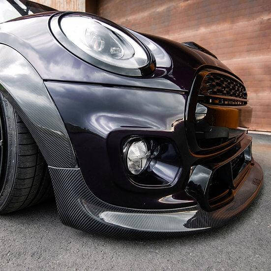Front Lip in Carbon Fiber - MINI F55 / F56 / F57 JCW Bumper | RSI c6