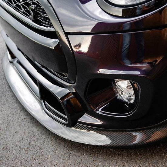 Front Lip in Carbon Fiber - MINI F55 / F56 / F57 JCW Bumper - RSI c6
