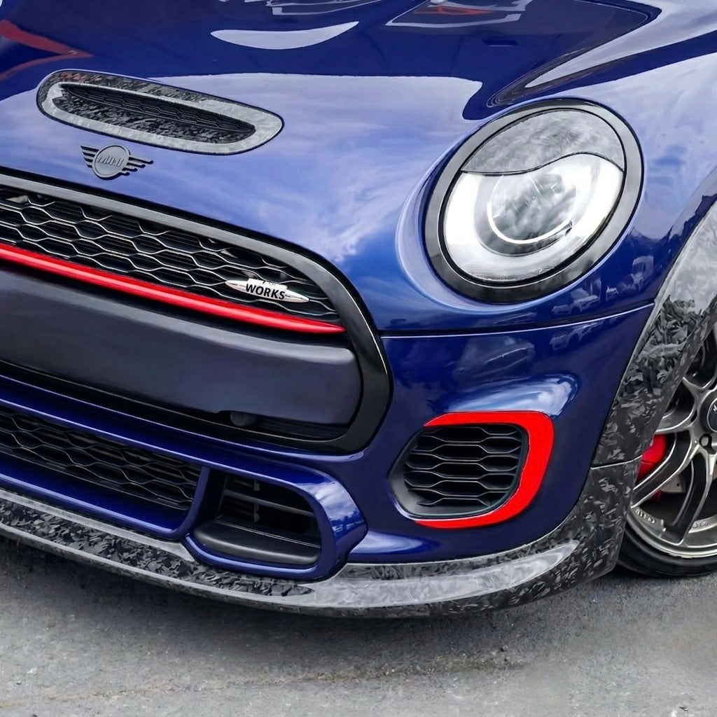 Front Lip in Forged Carbon for MINI F55 / F56 / F57 JCW Bumper by RSI c6
