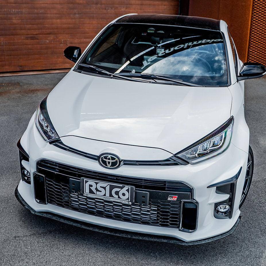 Front Splitter in Forged Carbon Fiber - Toyota GR Yaris - RSI c6