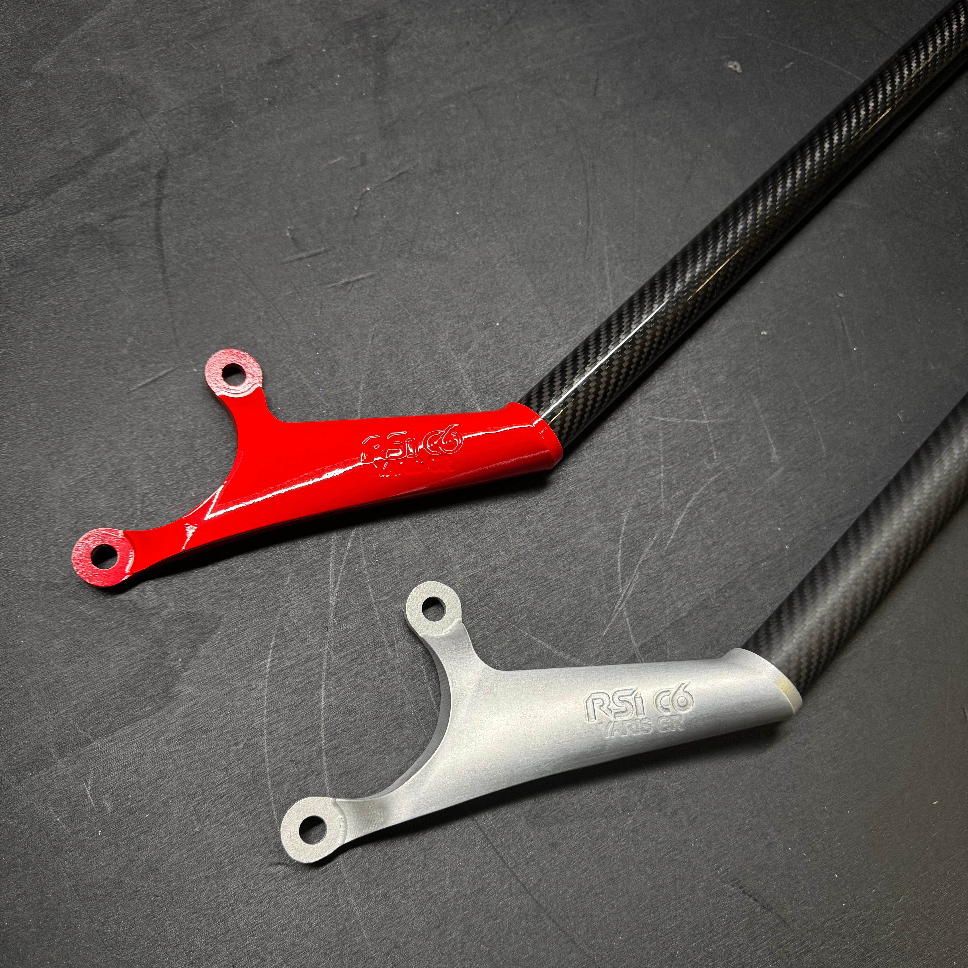 Front Strut Bar in Carbon Fiber for Toyota GR Yaris mk2 by RSI c6