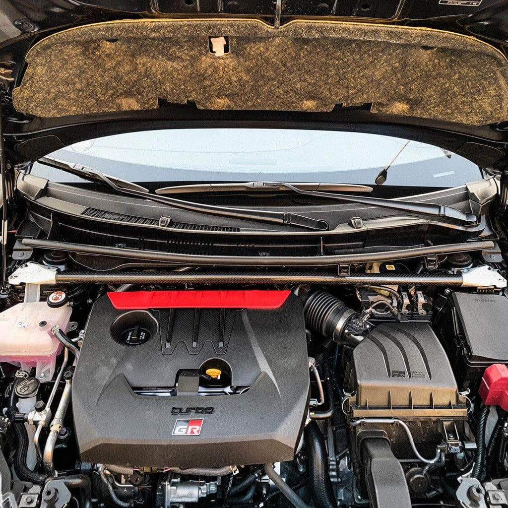Front Strut Bar in Prepreg Carbon Fiber - Toyota GR Yaris - RSI c6