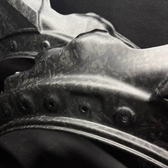 Front Fender Vented in Forged Carbon - MINI R55 / R56 / R57 / R58 / R59 / GP2 - RSI c6