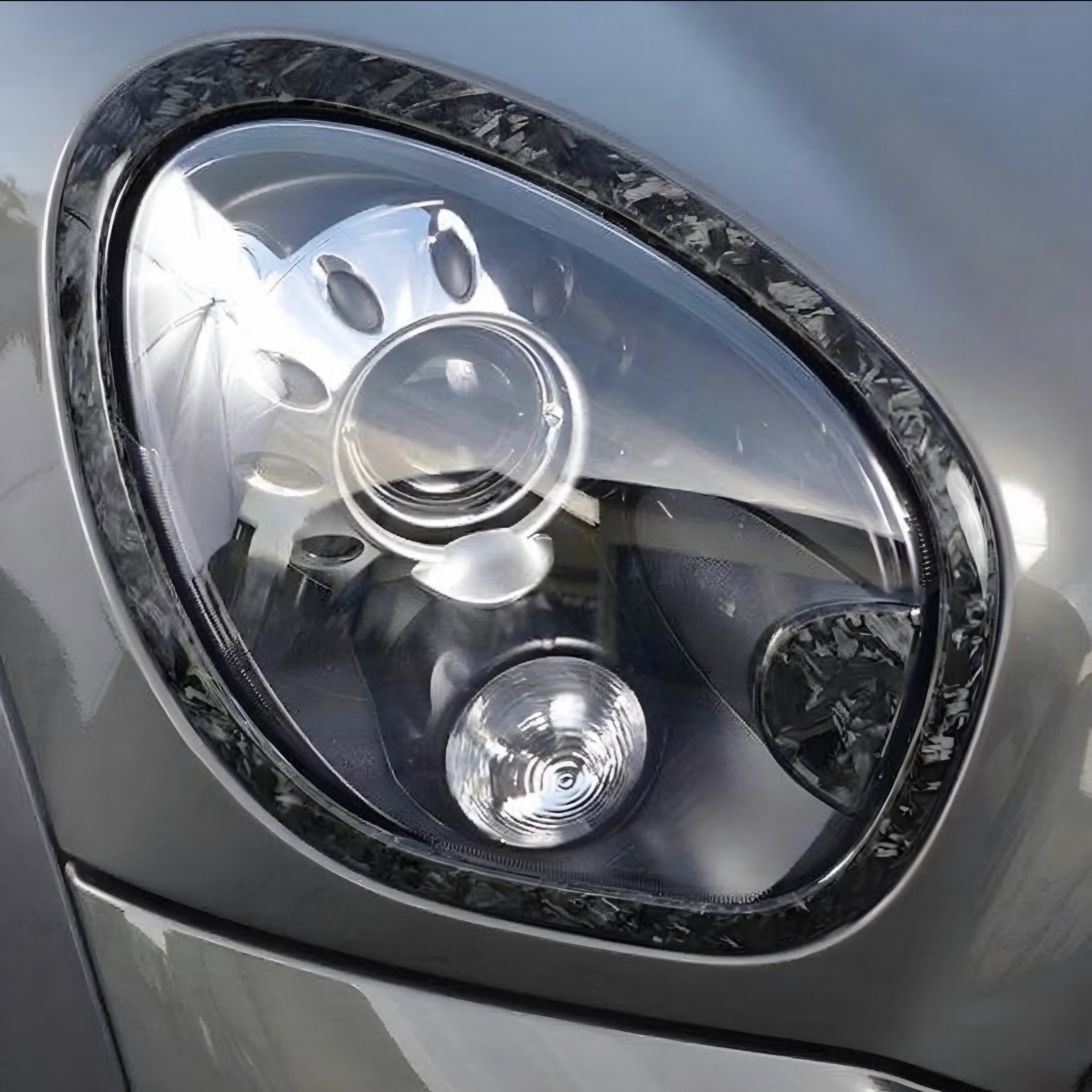 Head Light Trims in Forged Carbon for MINI R60 Countryman / R61 Paceman by RSI c6