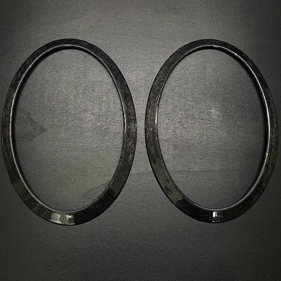 Head Light Trim in Forged Carbon - MINI F55 / F56 / F57 / GP3 - RSI c6