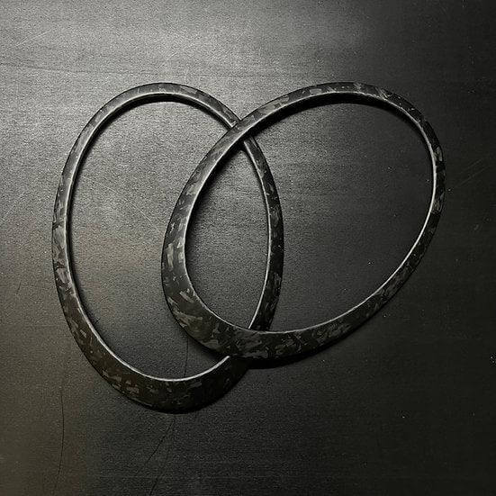 Head Light Trim in Forged Carbon - MINI R55 / R56 / R57 / R58 / R59 - RSI c6