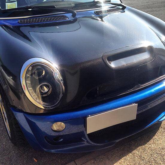 Bonnet Hood in Pre-preg Carbon Fiber - MINI R50 / R52 / R53