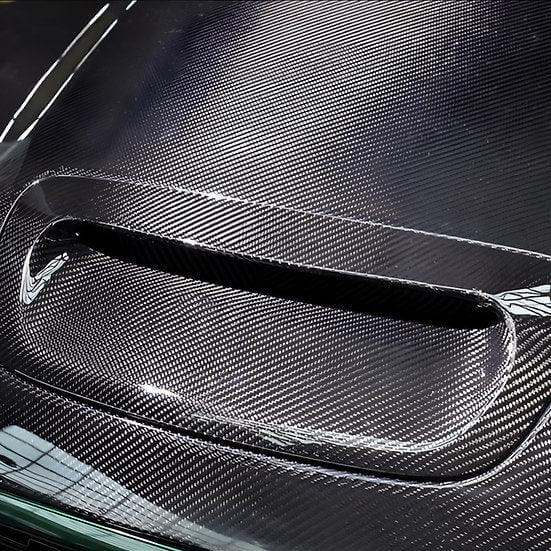 Hood Scoop in Carbon Fiber - MINI R55 / R56 / R57 / R58 / R59 - RSI c6