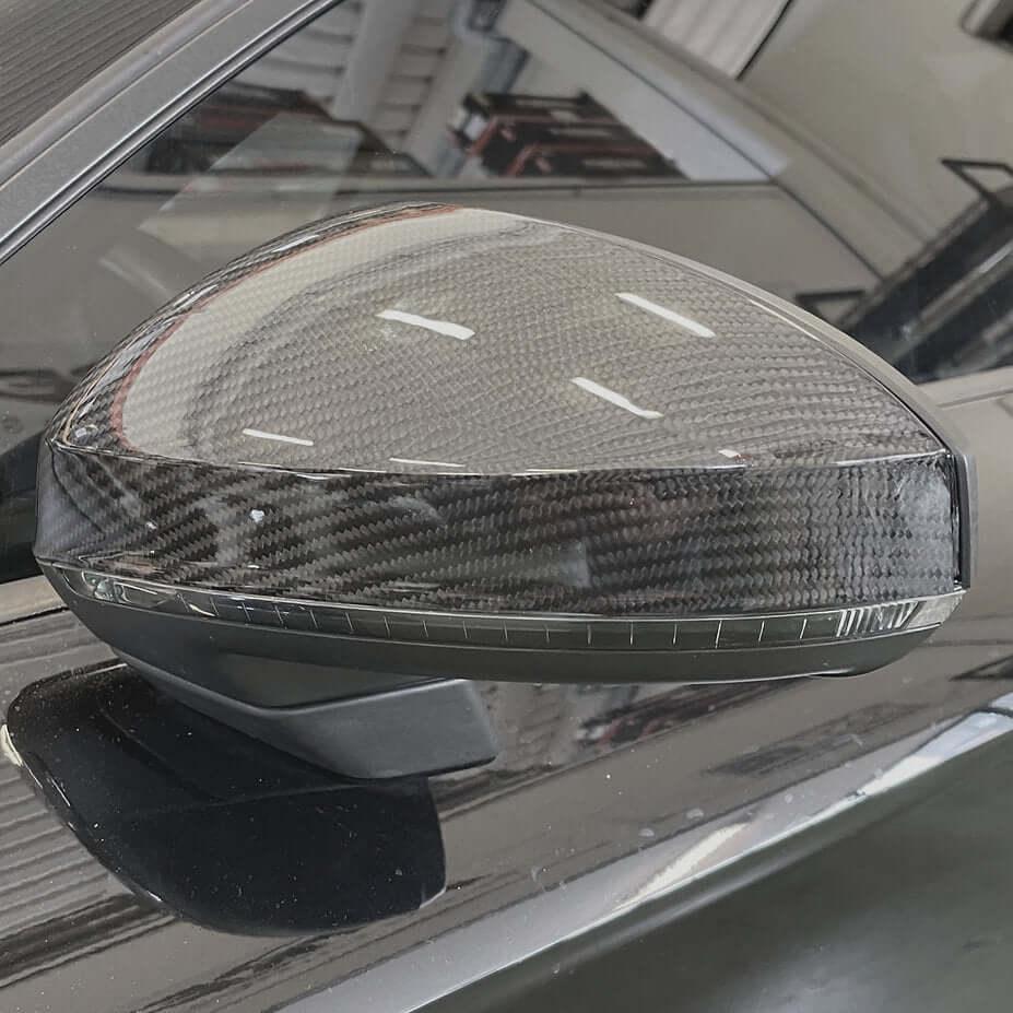 Side Mirror Caps in Carbon Fiber - AUDI TT / TTS / TT RS 8S Mk3 - RSI c6