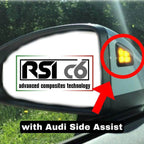 Side Mirror Caps in Carbon Fiber - AUDI TT / TTS / TT RS 8S Mk3 - RSI c6