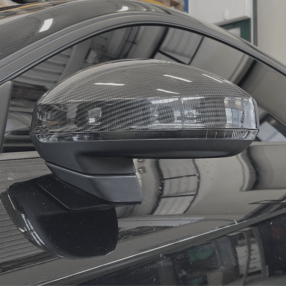 Side Mirror Caps in Carbon Fiber - AUDI TT / TTS / TT RS 8S Mk3 - RSI c6
