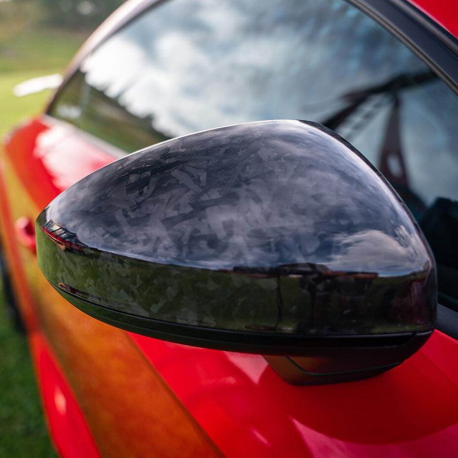 Side Mirror Caps in Forged Carbon Fiber - AUDI TT / TTS / TT RS 8S Mk3 - RSI c6