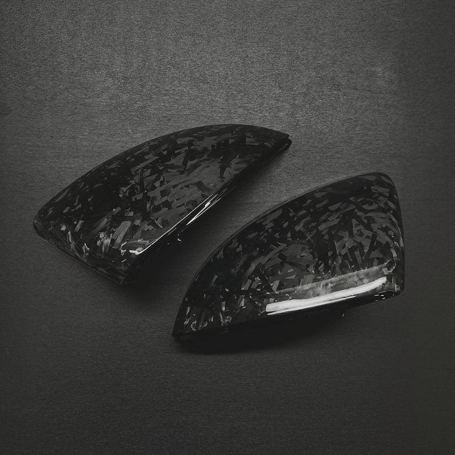 Side Mirror Caps in Forged Carbon Fiber - AUDI TT / TTS / TT RS 8S Mk3 - RSI c6