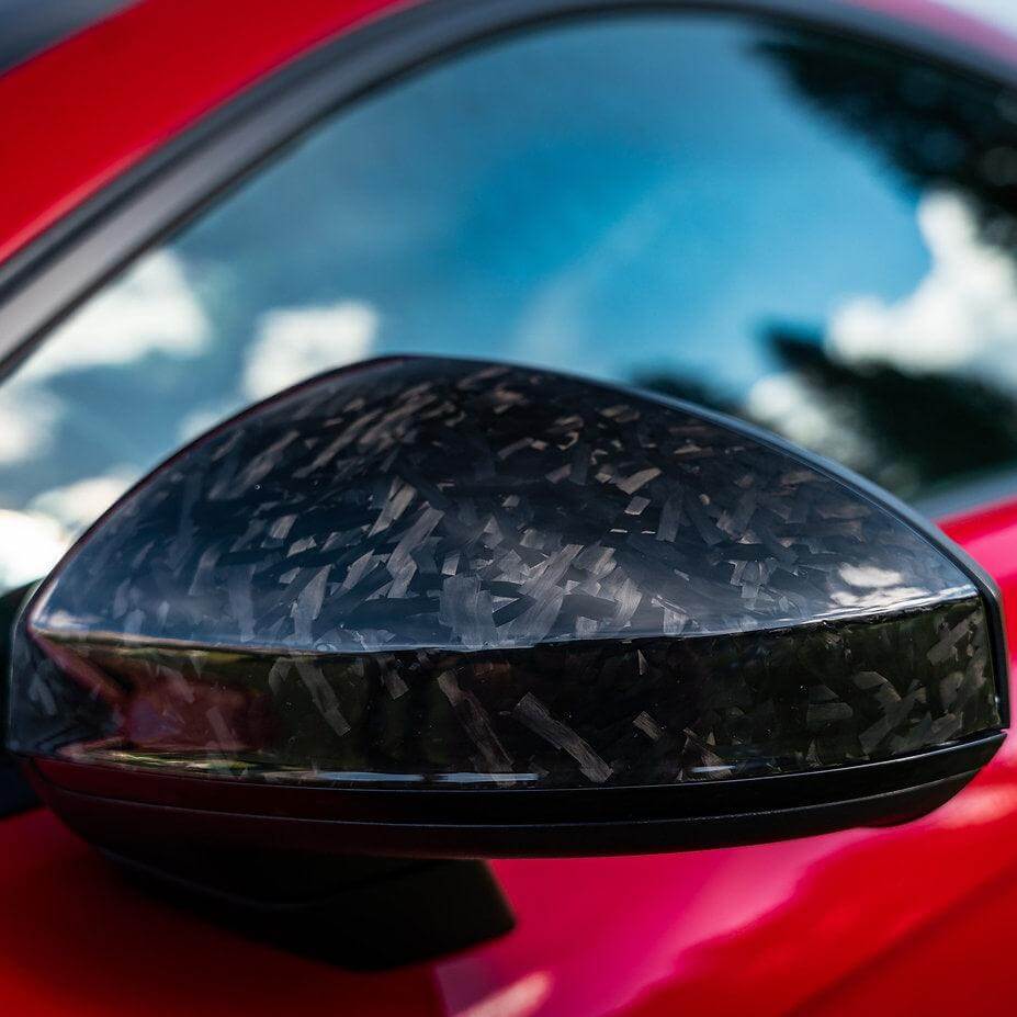 Side Mirror Caps in Forged Carbon Fiber - AUDI TT / TTS / TT RS 8S Mk3 - RSI c6