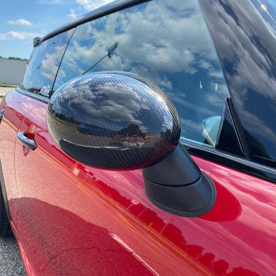 Mirror caps in carbon fiber for MINI F54 F56 F57 by RSI c6