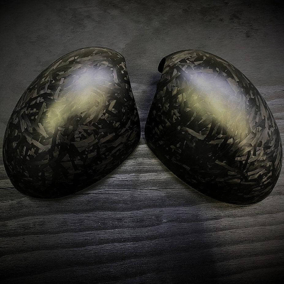 Side Mirror Caps in Forged Carbon Fiber - MINI R55 / R56 / R57 / R58 / R60 / R61 - RSI c6