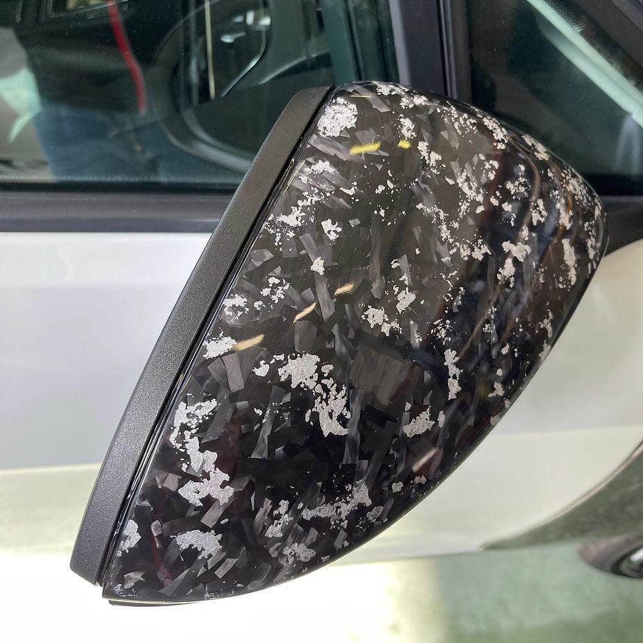 Side Mirror Caps in Forged Carbon Fiber - VW Golf 7 / 7.5 - RSI c6