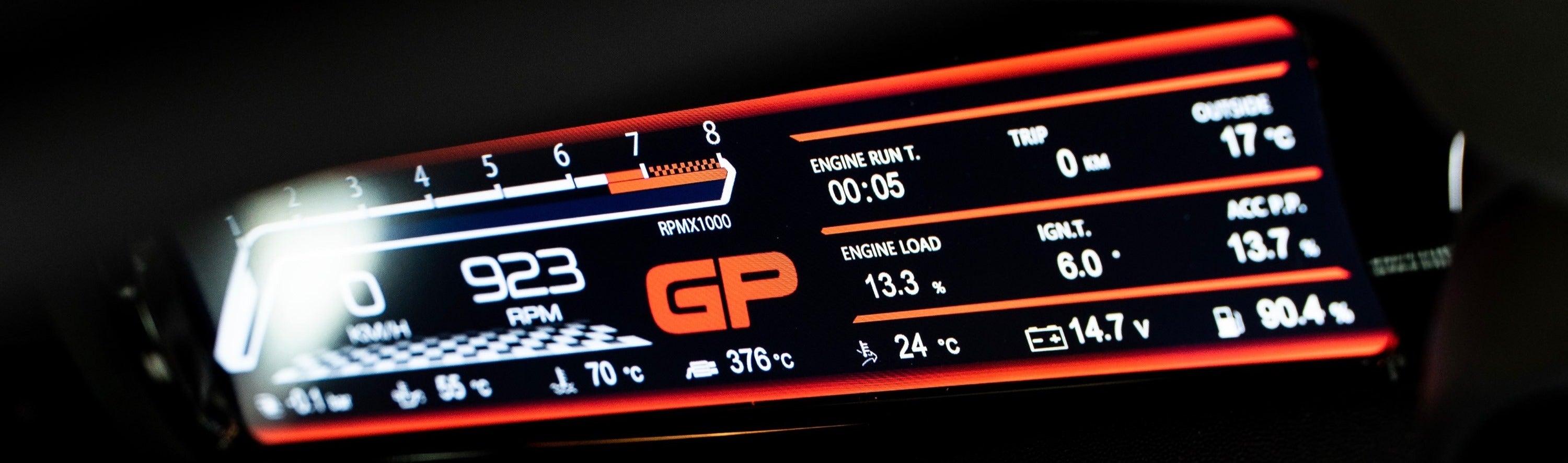 Passenger sport display for MINI F55/F56/F57/GP3 by RSI c6