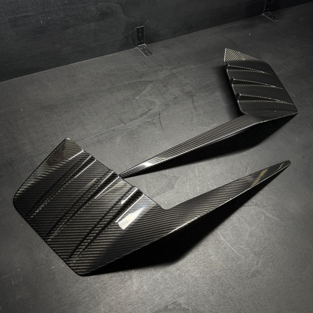 Rear Air Bumper Insert in Carbon Fiber - BMW M2 G87 - RSI c6