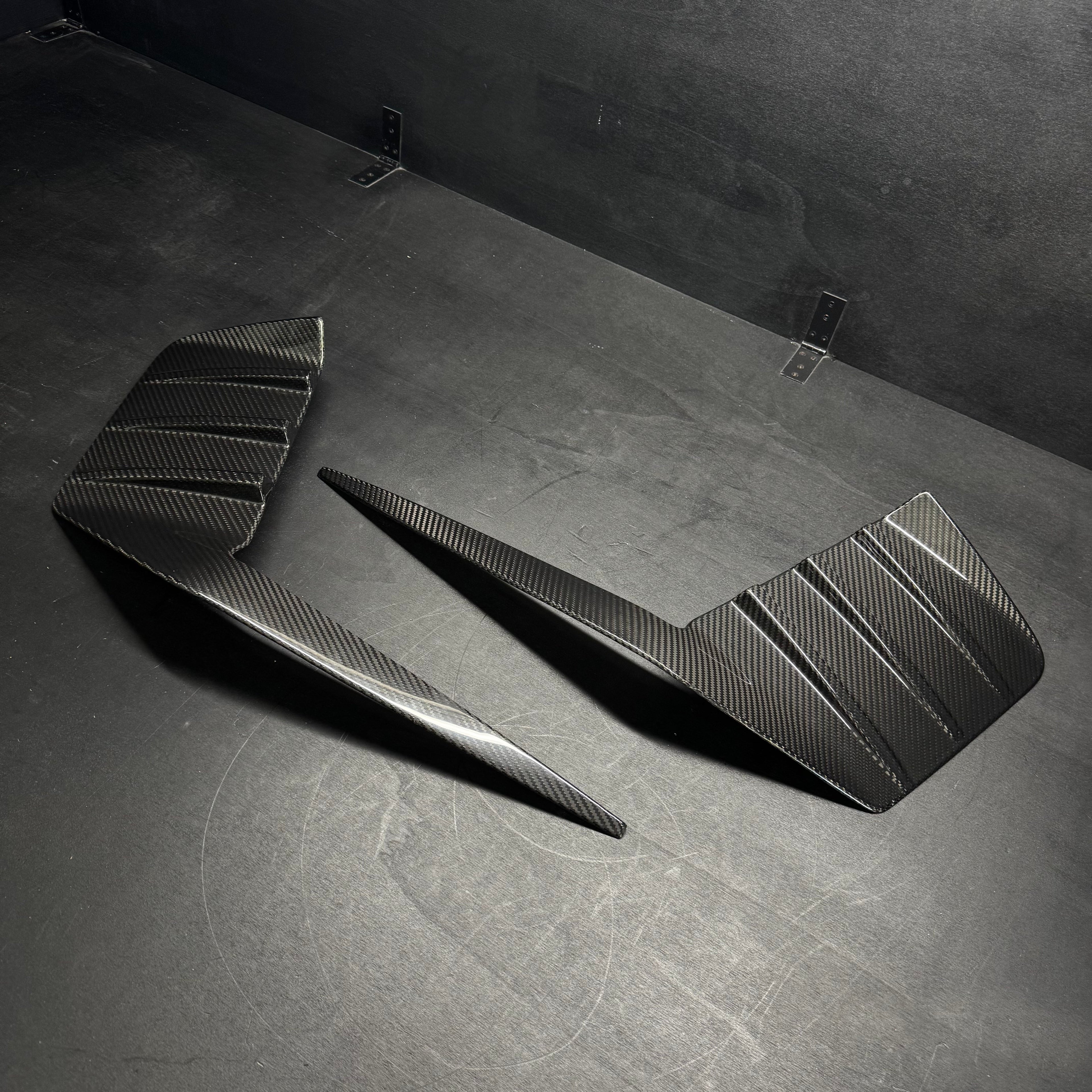 Rear Air Bumper Insert in Fibra de carbono - BMW M2 G87 - RSI c6
